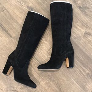 Vince Camuto Black Suede Coranna Boots